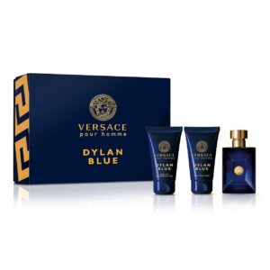 Dylan Blue Miniature Gift Set for Men (edT 5ml + Hair and Body Shampoo 25ml + After Shave Balm 25ml) by Versace