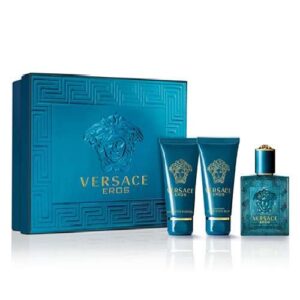 Eros Miniature Gift Set for Men (edT 5ml + Invigorating Shower Gel 25ml + Comfort After-Shave Balm 25ml) by Versace