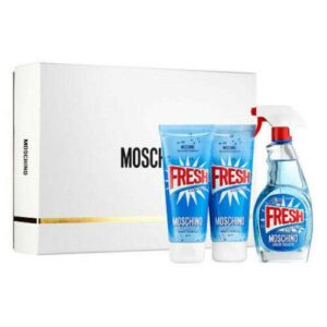 Fresh Couture Miniature Gift Set for Women (edT 5ml + Bath and Shower Gel + Body Lotion) by Moschino