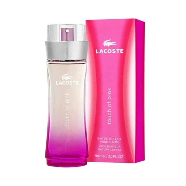 Touch of Pink for Women, edT 90ml by Lacoste - Image 2